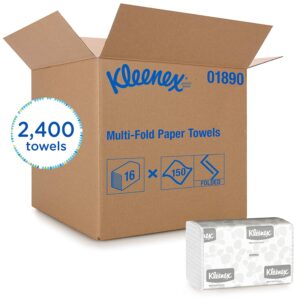 Kleenex Multifold Paper Towels 01890 White 16 Packs Case