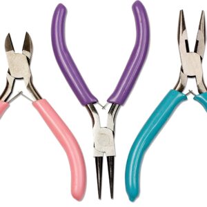 Cousin Craft Jewelry Making Tool Kit 3 Piece Pliers