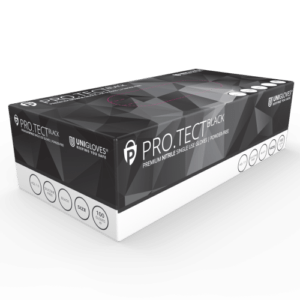 GA0045 PRO.TECT Black – Heavy Duty Nitrile Black Disposable Mechanic Gloves – Extra Large – Cases of 10 Boxes, 100 Gloves per Box