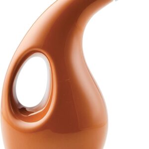 Rachael Ray 48466 Ceramic EVOO Oil and Vinegar Dispensing Bottle with Spout, 24 Ounce - Pumpkin Orange