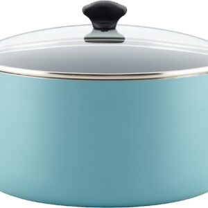Farberware Promotional Dishwasher Safe Nonstick Stock Pot/Stockpot with Lid - 10.5 Quart, Blue